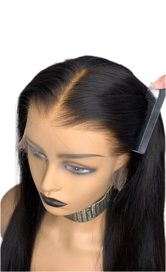 Pre-Plucked Virgin Hd Straight Wig