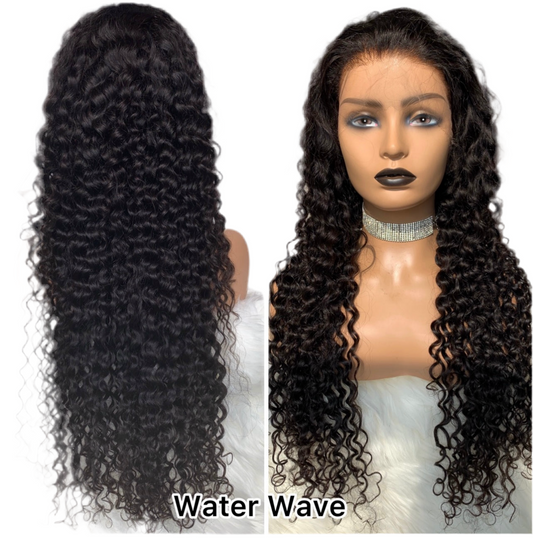 Pre-Plucked Virgin Hd WaterWave Wig